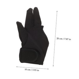 FOMIYES Heat Resistant Hairdressing Gloves 3 Finger Insulative Mittens for Hair Styling and Kitchen Use for Professional Barbers and Home Hairdressers