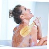 Ipetboom Bath Brush with Handle Exfoliating Body Scrubber Shower Brush