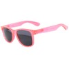 Smoke Lens Sunglasses Glow in the Dark Frame Soft Rubber