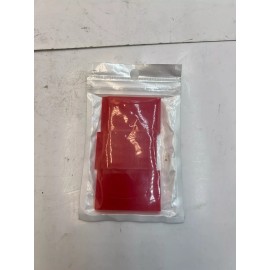 AHCHAY 9 BAGS OF 3 AHCHAY 1-inch Rubber Extra Small Squeegee Flexible and Soft RED