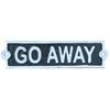 AB Tools Go Away Cast Iron Sign Plaque Door Wall