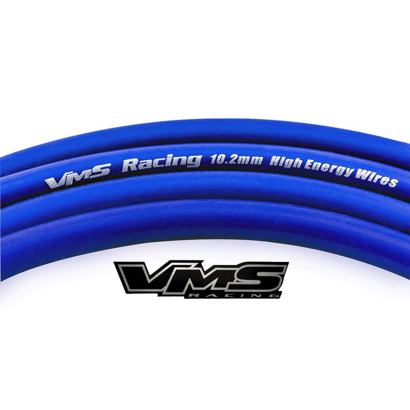 VMS RACING 91-93 Blue Spark Plug Wires Set Compatible with