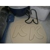 LETTER K UPPERCASE FANCY FONT ALPHABET COOKIE CUTTER MADE IN