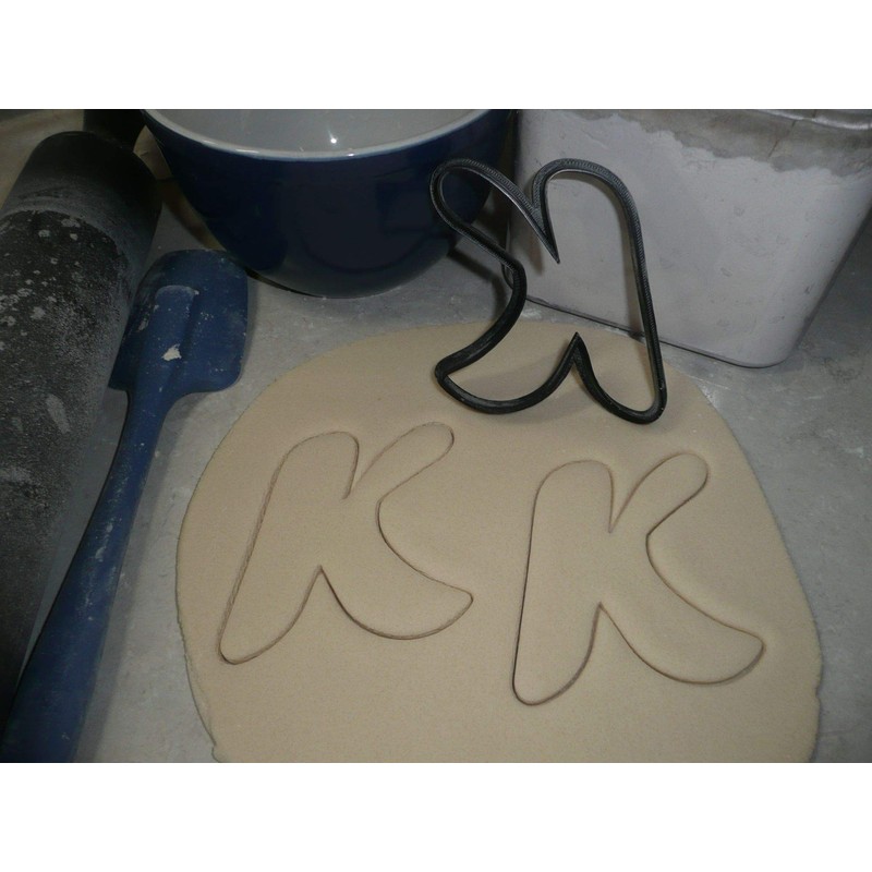 LETTER K UPPERCASE FANCY FONT ALPHABET COOKIE CUTTER MADE IN