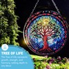 6-Inch Tree of Life Stained Glass Suncatcher | Elegant Window