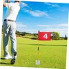 Mipcase Golfing Training Flag Wear Portable Golf Flag for Backyard