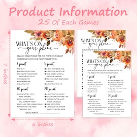 Bridal Shower Games, Wedding Games, Fall Festival Games Cards, Engagement Party Favors, Bachelorette Party Games, Minimalist Wedding Party Games, Fall Party Supplies, Grateful Games-09