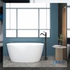 Aolemi Oil Rubbed Bronze Freestanding Bathtub Faucet Swivel Spout Single