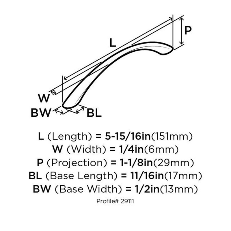 Amerock BP29111G10 Allison Cabinet Pull, Satin Nickel