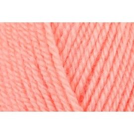 King Cole Pricewise DK Crochet Yarn, 100% Acrylic Double Knitting Wool for Toys, Sweaters, Jumpers - 100g Ball - 3285 - Baby Peach - (11 Ball)