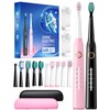 TEETHEORY 2 Pack Sonic Toothbrush, Electric Toothbrush Adults with 40000VPM