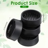 1.5x1.5 Round Rubber Furniture Caster Cups, Bed Leg Pads Non