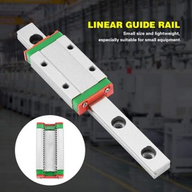 Linear Guide Rail, 100mm MGN9H Miniature Linear Rail Guide Rail 9mm Width + Slide Block, for Automatic Equipment, Precision Measuring Equipment, etc