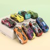 Chedin Stunt 360° Rotating Toy Car, Jumping Inertia, Alloy Pull