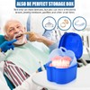 KISEER KISEER 2 Pack Colors Denture Bath Case Cup Box