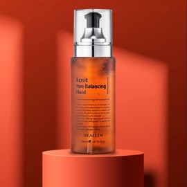 Aesthetic Healen Acnit Pore Balancing Fluid 200ml Trouble soothing large-capacity essence sebum hydration barrier management refreshing / 에스테틱 힐렌 아크닛 포어 밸런싱 플루이드 200ml 트러블 진정 대용량 에센스 피지 수분공급 장벽관리 산뜻한