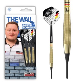 BULL'S Unisex - Adult Martin Schindler Dart, Gold, 18g