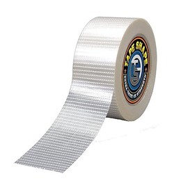 Pro Home 1 Roll Crossweave Reinforced Tape Transparent Heavy Duty Bi-Directional Filament Strapping Fiberglass, Cricket Bat Repair, Refrigerator Door Fixing, Packing Tape (1 Roll, 50mmx50m)