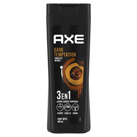 AXE Dark Temptation Jabón Líquido Corporal Body Wash 400ML                                                                                            