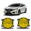 qobsos Pair yellow Fog Light Driving LED Fit 2016 2017