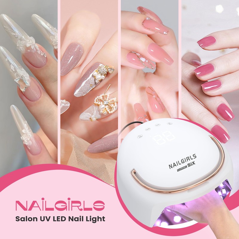 UV Nail Lamp NAILGIRLS Professional Nail Lamp Salon Fast Dryer
