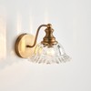 XIEDUN Vintage Wall Sconces Brass Wall Lights for Living Room