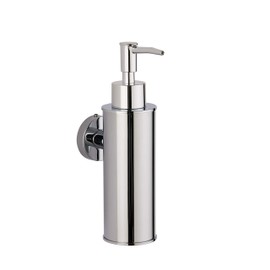 bgl Soap Dispenser Stainless Steel 304 Wall Mount Liquid and Soap Dispenser for Kitchen and Bathroom (Silver, round)