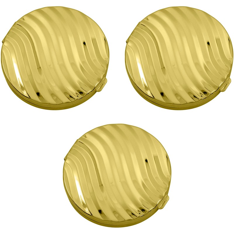 Stephanie Imports - Juego de 3 espejos compactos de doble