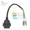 16PIN Cable Test Adapter Connector for Automobile Motorcycle Universal OBD