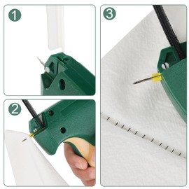 Fine Stitch, Micro Mini Stitch Tag Gun for Clothes,Sewing Quilting Hemming Quick Stitch Tagginn Gun Kits with 2 Needles, 2000 Black & 2000 White Micro Fasteners