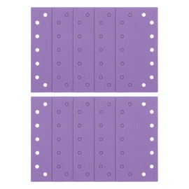 Trend Aluminium Oxide 1/2 Sheet 115 x 230mm 120 Grit Sanding Sheets, AB/HLF/120A, Pack of 10