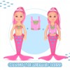 12 Pack Mermaid Dolls Pretend Playset - 6" Mini Figures