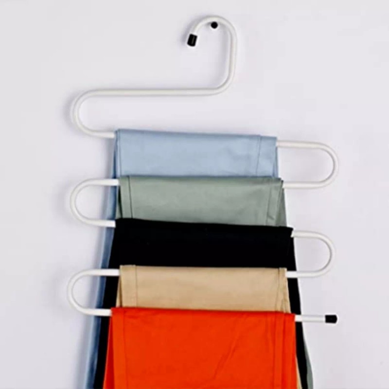 Clicmania Gancho Organizador Ropa Percha Pantalones Anti Deslizante