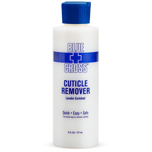 Blue Cross Cuticle Remover Liquid, Cuticle Softener for Nails, Professional
