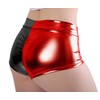 Kepblom Women's Shiny Metallic Rave Booty Shorts Hot Pants Dance