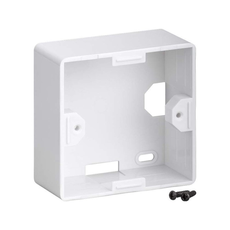 Goobay 68572 CAT 6a Universal Wall Plate with On-Wall Mounting