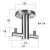 SO-TECH® THANEE 2-Way Swivel Hooks 61 x 60 mm Real