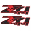 GOLD HOOK Z71 Decals, Punisher Edition Stickers, Premium Series (Metallic