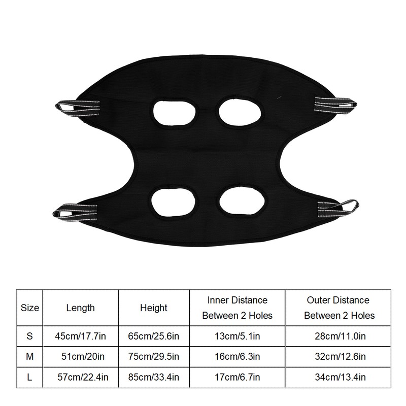 Dog Grooming Hammock Set Breathable Safe Restraint Bag Pet Grooming