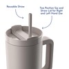 go! 40oz Stainless Steel Handle Tumbler with Triple Insulation &