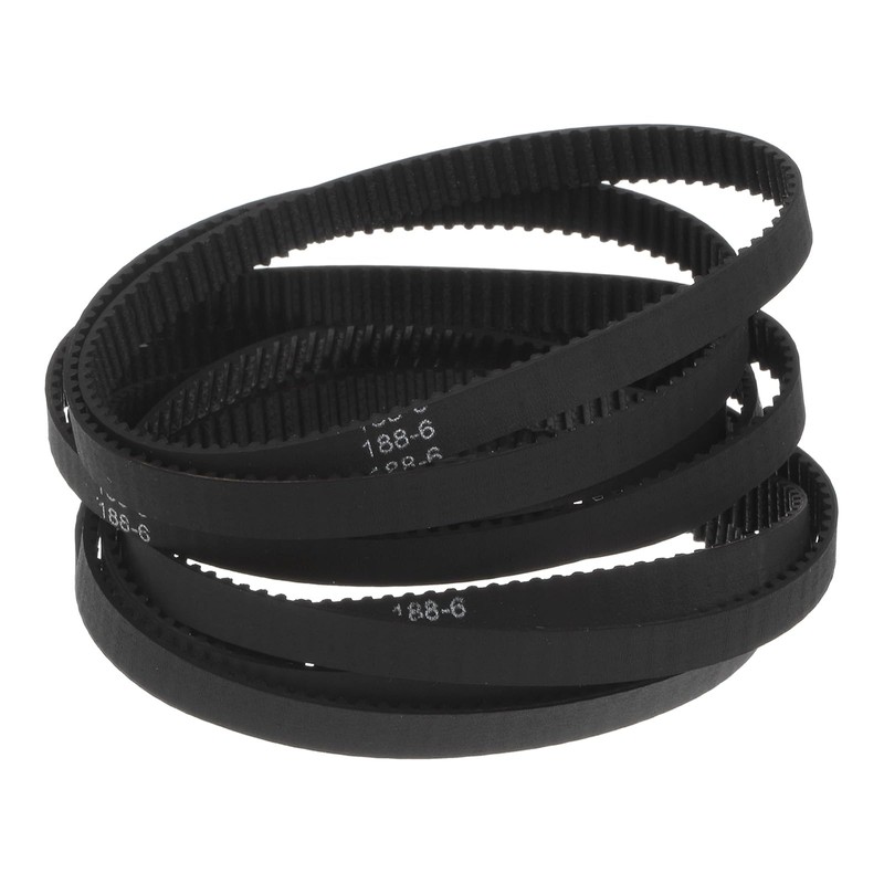 Kozelo 188-2GT-6 Rubber Toothed Belt - [6 mm Width, 188