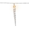 Icicle String Christmas Light Set - Warm White - 4.5'