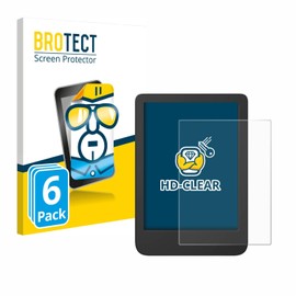brotect Screen Protector compatible with Tolino Shine 5 Color 2024 (6 Pack) - HD-Clear Protection Film