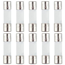 HUAREW F15AL250V 10 Pcs 5 x 20 mm 0.2x0.78 inch Fast Blow Ceramic Tube Fuses 15A 250V