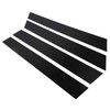 4pcs Window Pillar Post Trim Anti Scratch Glossy Black B