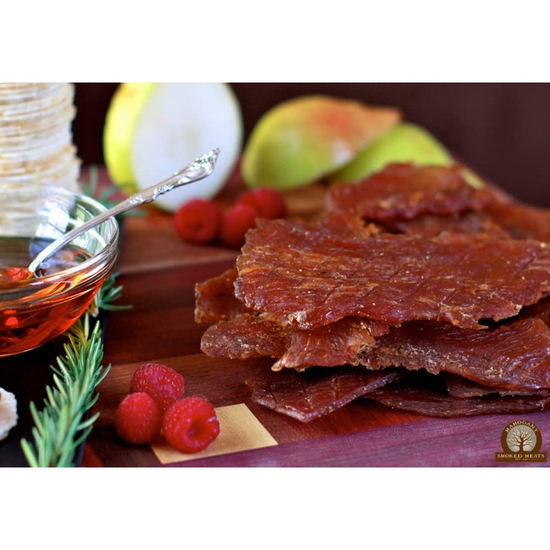 Mahogany Smoked Meats: Honey Turkey Jerky - 16oz