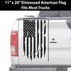 BOGAR TECH DESIGNS Precut Distressed American Flag Side Rear Tailgate