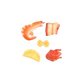 5 Pcs Realistic Fried Chicken Wing Hair Clips for Women, Cute Simulation Food Hair Barrette Clips Hair Accessories for Party Photo Prop