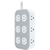 GE UltraPro 12-Outlet Surge Protector, 2100 Joules, 4ft Braided Extension