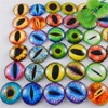 Julie Wang Drachenaugen Cabochons aus Glas rund sortierte Größen 20